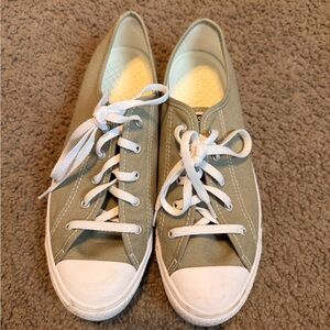 Converse Olive Canvas Sneakers